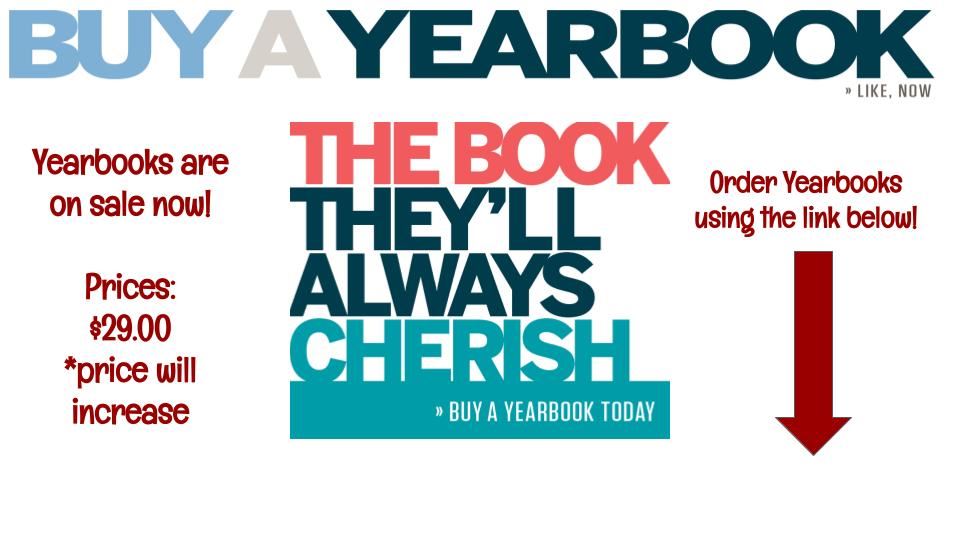 Order your yearbook today Order your yearbook today